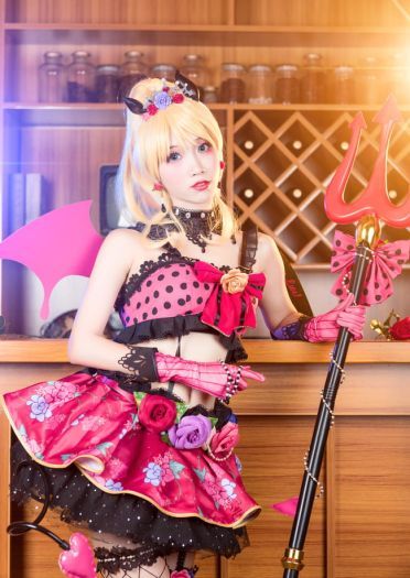 【授权】lovelive！小恶魔 绚濑绘里cos