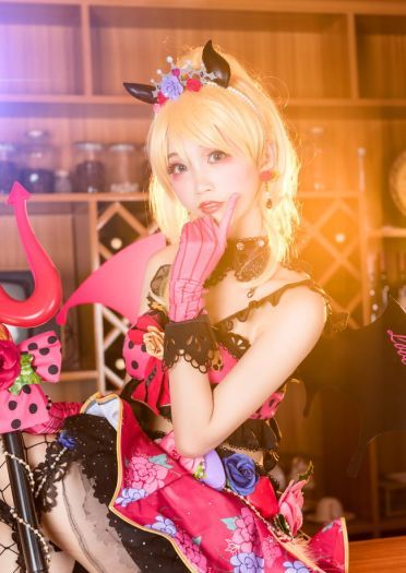 【授权】lovelive！小恶魔 绚濑绘里cos