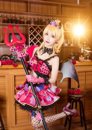 【授权】lovelive！小恶魔 绚濑绘里cos