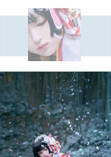 看一眼就被冻住 阴阳师手游式神雪女cos(1)