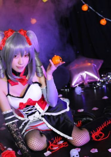 偶像大师灰姑娘女孩 神崎兰子万圣节COS 万圣节快乐
