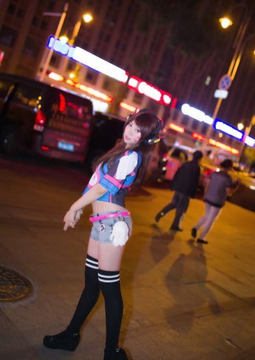 【授权】守望先锋 D.Va兔女郎&日常街拍COS