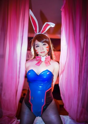 【授权】守望先锋 D.Va兔女郎&日常街拍COS