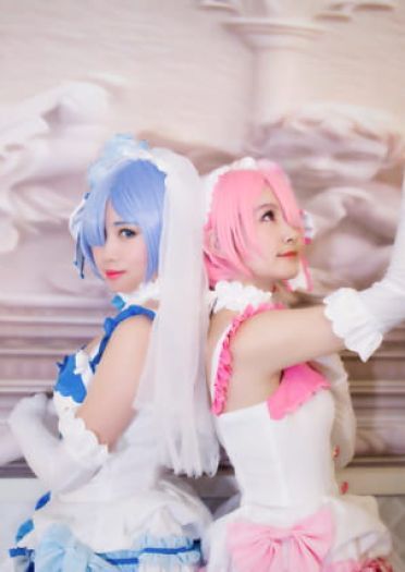 【授权】拉姆蕾姆花嫁COS 这一抹微笑由我来守护