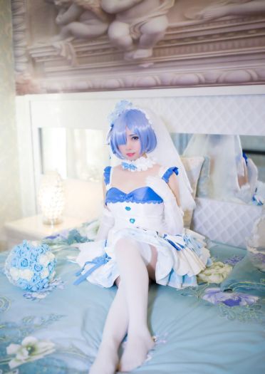 【授权】拉姆蕾姆花嫁COS 这一抹微笑由我来守护