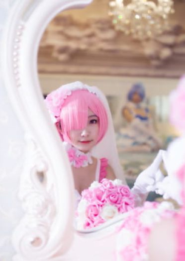 【授权】拉姆蕾姆花嫁COS 这一抹微笑由我来守护