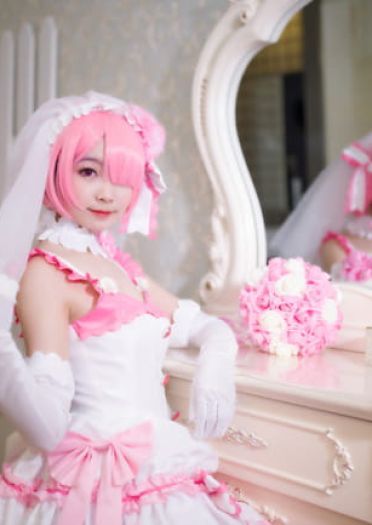 【授权】拉姆蕾姆花嫁COS 这一抹微笑由我来守护