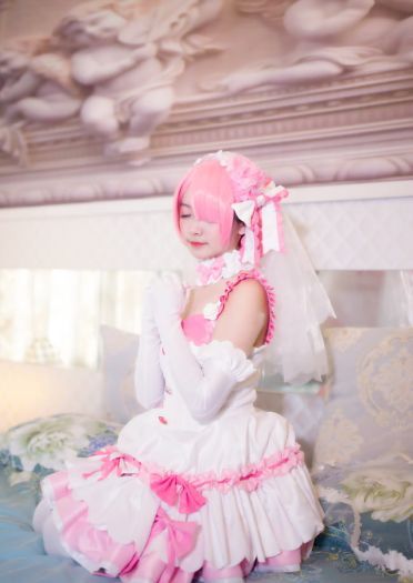 【授权】拉姆蕾姆花嫁COS 这一抹微笑由我来守护