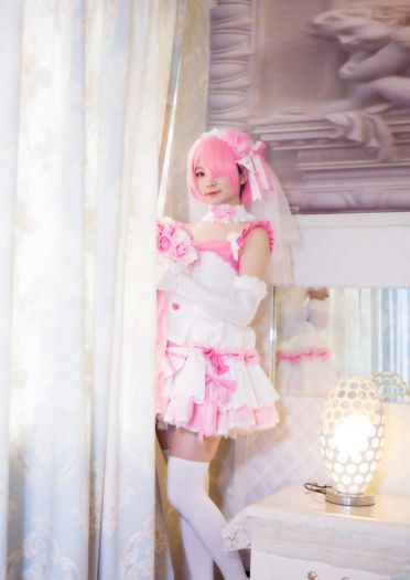 【授权】拉姆蕾姆花嫁COS 这一抹微笑由我来守护