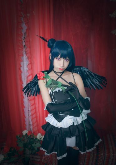 【授权】lovelive!sunshine!!津岛善子堕天使cos