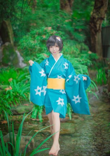 物语系列清纯少女 阿良良木月火COS