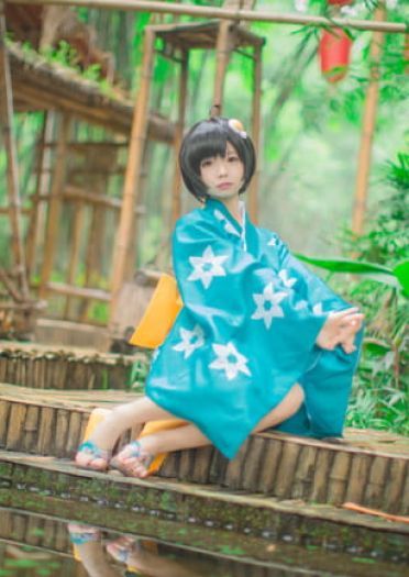 物语系列清纯少女 阿良良木月火COS