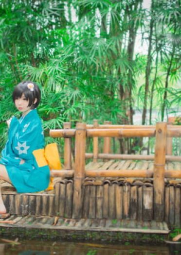 物语系列清纯少女 阿良良木月火COS