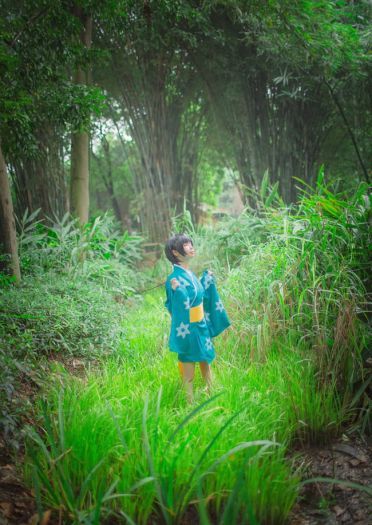 物语系列清纯少女 阿良良木月火COS