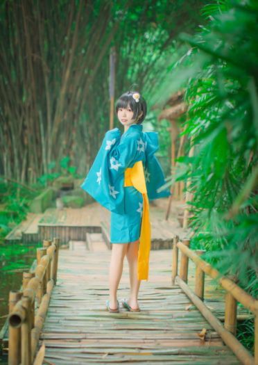 物语系列清纯少女 阿良良木月火COS