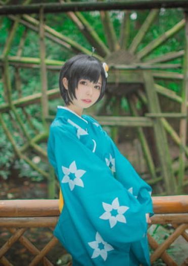 物语系列清纯少女 阿良良木月火COS