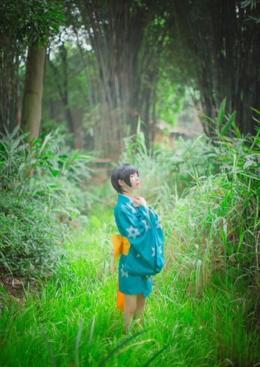 物语系列清纯少女 阿良良木月火COS