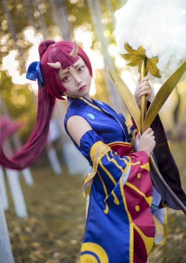 【授权】强势大奶回归 萤草觉醒COS