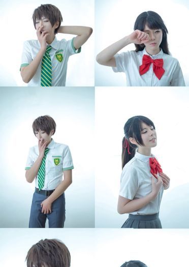 梦里相逢人不见 你的名字cos大赏