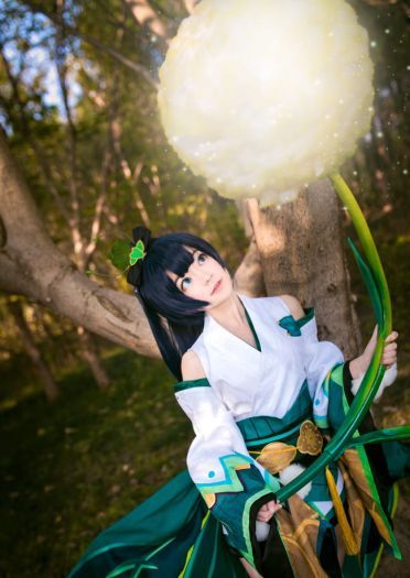 【授权】阴阳师 可爱草爹萤草COS