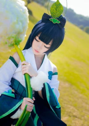 【授权】阴阳师 可爱草爹萤草COS