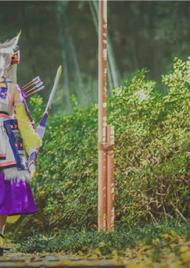 网易手游阴阳师sr式神白狼 森林之姬超还原cosplay