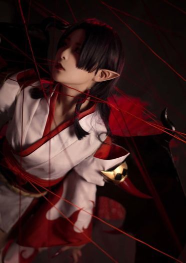 网易手游阴阳师 sr式神吸血姬 超还原cosplay