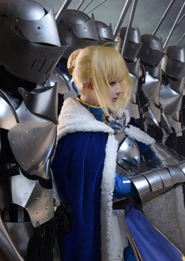 saber和骑士们 超还原cosplay