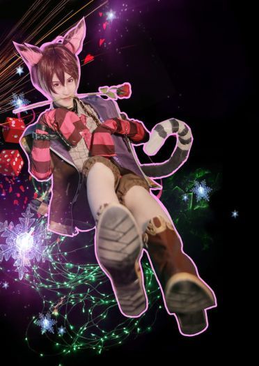 【授权】梦王国与沉睡的100王子 柴郡猫cos