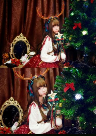 你见过这么可爱的驯鹿吗？圣诞快乐！