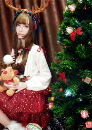 你见过这么可爱的驯鹿吗？圣诞快乐！