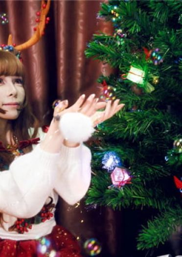 你见过这么可爱的驯鹿吗？圣诞快乐！