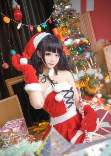 【授权】约会大作战 圣诞时崎狂三COS