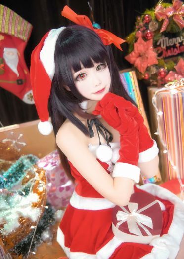 【授权】约会大作战 圣诞时崎狂三COS