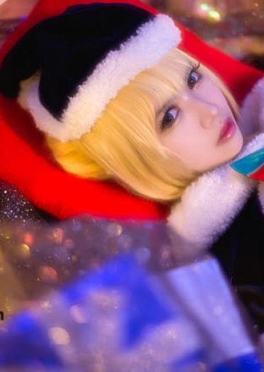 Fate圣诞装黑saber 阿尔托莉雅・潘德拉贡COS