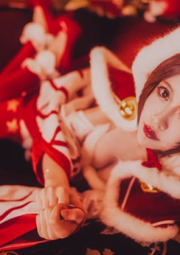 王者荣耀 圣诞恋歌貂蝉cosplay(1)