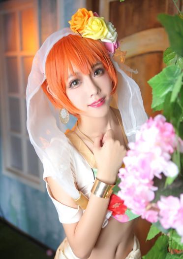 lovelive！ 星空凛 舞娘未觉醒cosplay(1)