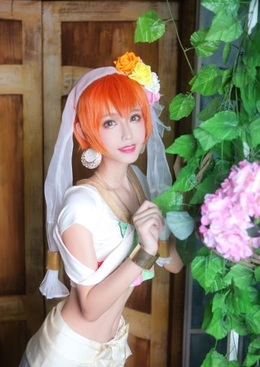 lovelive！ 星空凛 舞娘未觉醒cosplay(1)