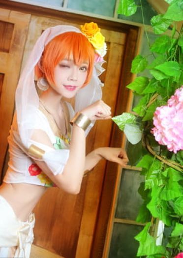 lovelive！ 星空凛 舞娘未觉醒cosplay(1)