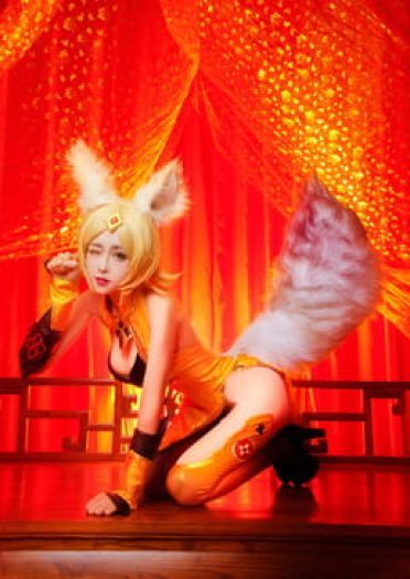 为什么会痛苦 一直微笑就好了 王者荣耀 妲己cosplay(1)