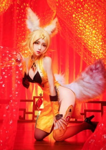 为什么会痛苦 一直微笑就好了 王者荣耀 妲己cosplay(1)