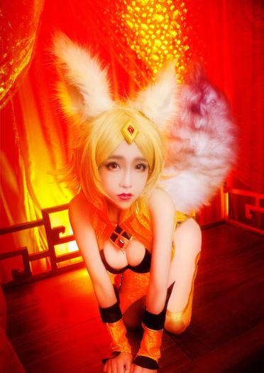 为什么会痛苦 一直微笑就好了 王者荣耀 妲己cosplay(1)
