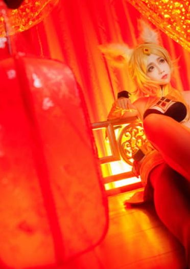 为什么会痛苦 一直微笑就好了 王者荣耀 妲己cosplay(1)