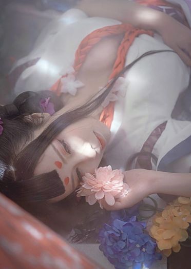 阴阳师手游 ssr式神 花鸟卷 cosplay(1)