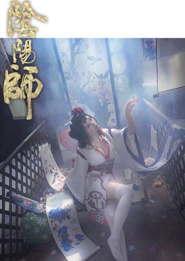 阴阳师手游 ssr式神 花鸟卷 cosplay(1)