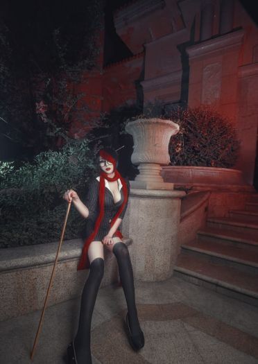 英雄联盟 无双剑姬菲奥娜女校长cosplay