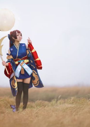 枯れ木に花咲さか 阴阳师手游莹草觉醒cosplay(1)