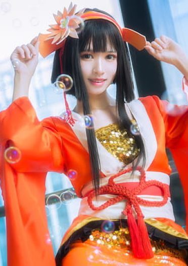 阴阳师手游 鲤鱼精 cosplay场照(1)