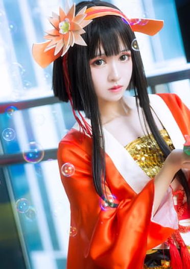 阴阳师手游 鲤鱼精 cosplay场照(1)