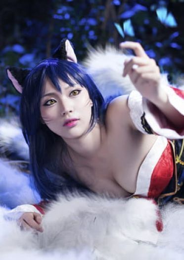 英雄联盟 九尾妖狐 cosplay(1)